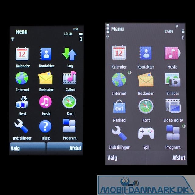 Nokia 5800 XpressMusic ved siden af N97