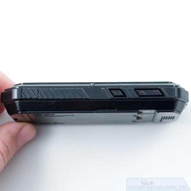 The right side with volume keys and camera key