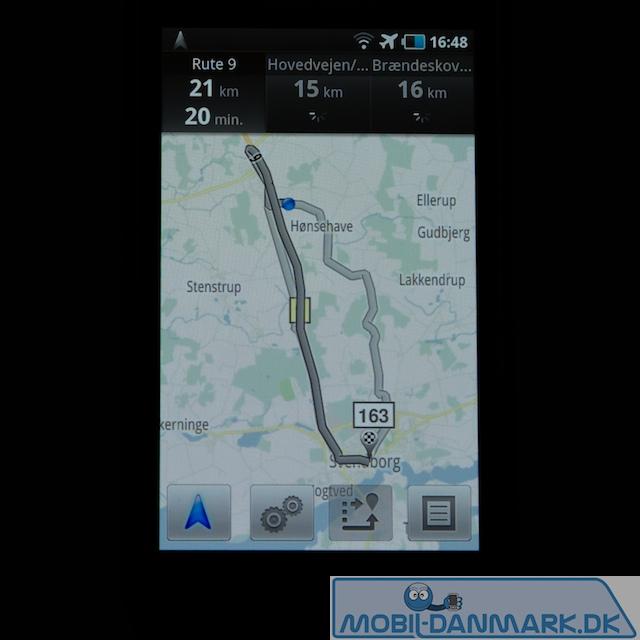 Google Maps med navigation