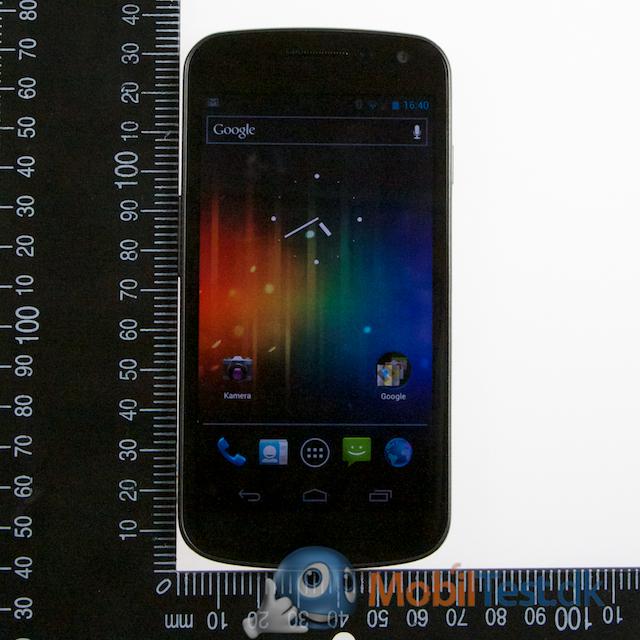 Galaxy Nexus og målevinklen