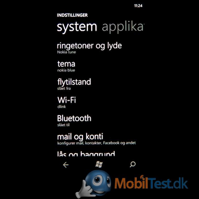 System-menu