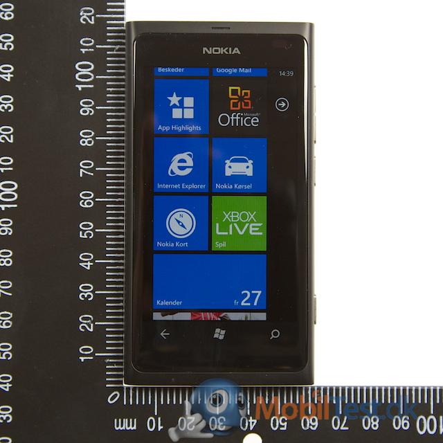 Lumia 800 og målevinklen