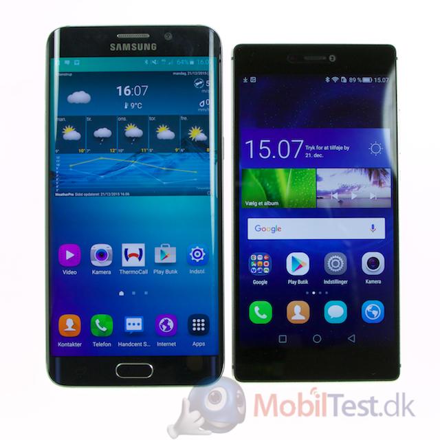 Galaxy S6 Edge+ og Huawei P8