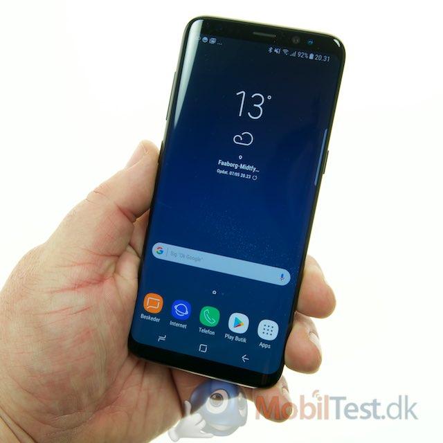 Galaxy S8 med cover